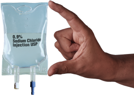 CINQAIR dosing only requires a 50-mL bag—the smallest IV bag available.