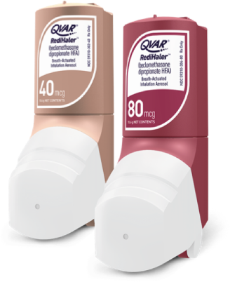 QVAR Redihaler 80 MCG and QVAR Redihaler 40 MCG maintenance inhalers